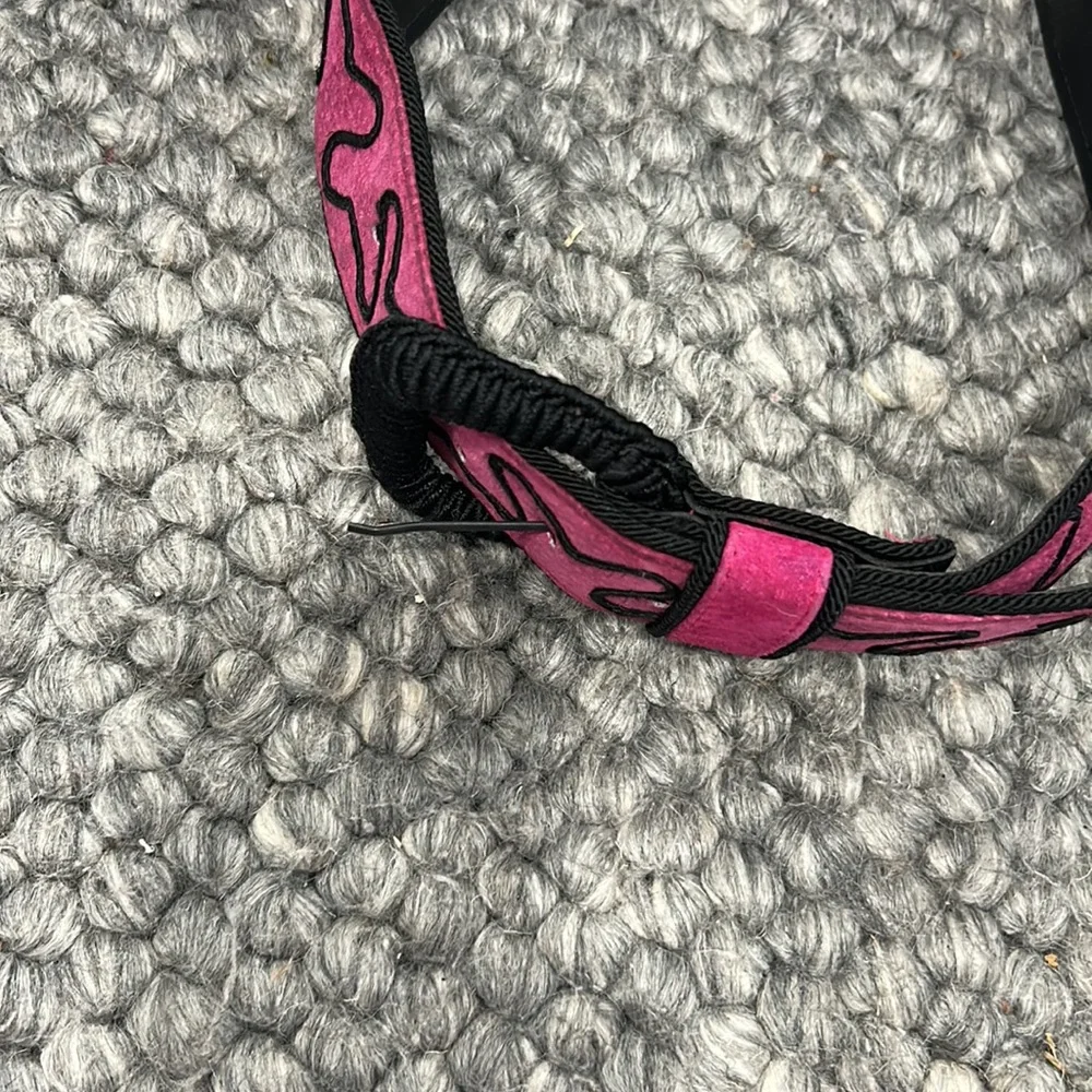 Omega BLACK PINK FUNKY Belt SIZE S‎